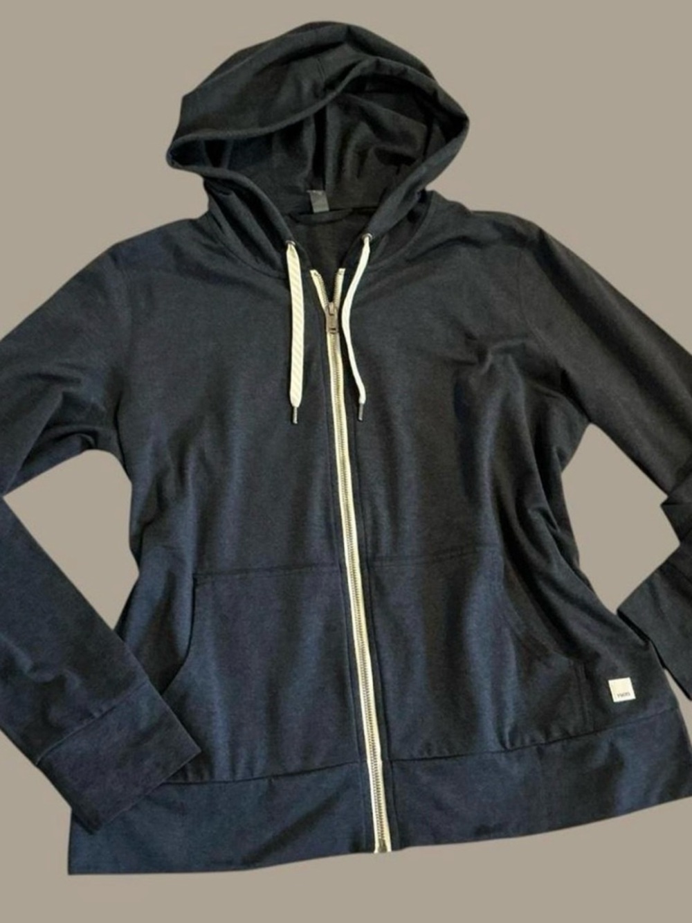 Classic Women's Zip-Up Hoodie - Black